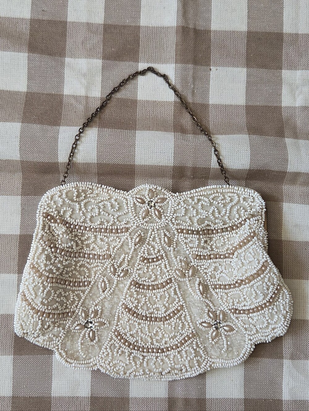 Vintage Beaded Handbag MADE IN FRANCE